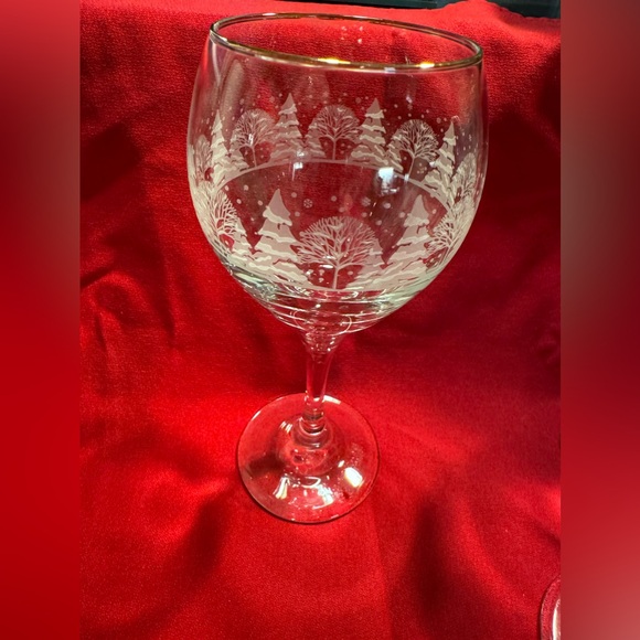 Vintage Libbey Arby’s etched Winter wonderland glasses-set of 5 - Picture 5 of 8